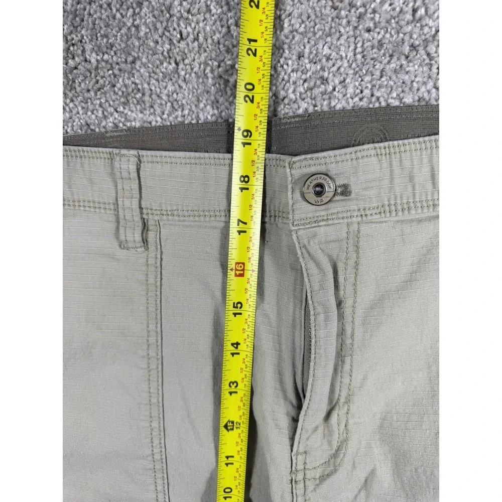 Weatherproof Men's Beige Cotton Casual Shorts Flat Front 11